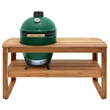 Kép 1/3 - Akác asztal görgővel Big Green Egg L  