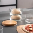 Kép 3/4 - Ooni pizzatészta tartó üvegtálak