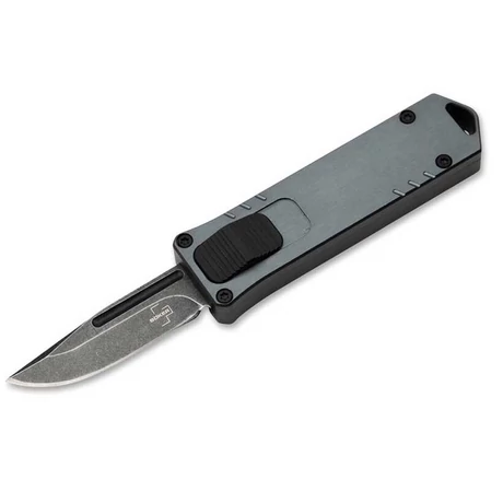 Böker Plus USB OTF Szürke 06EX276 (rugós kisbicska)