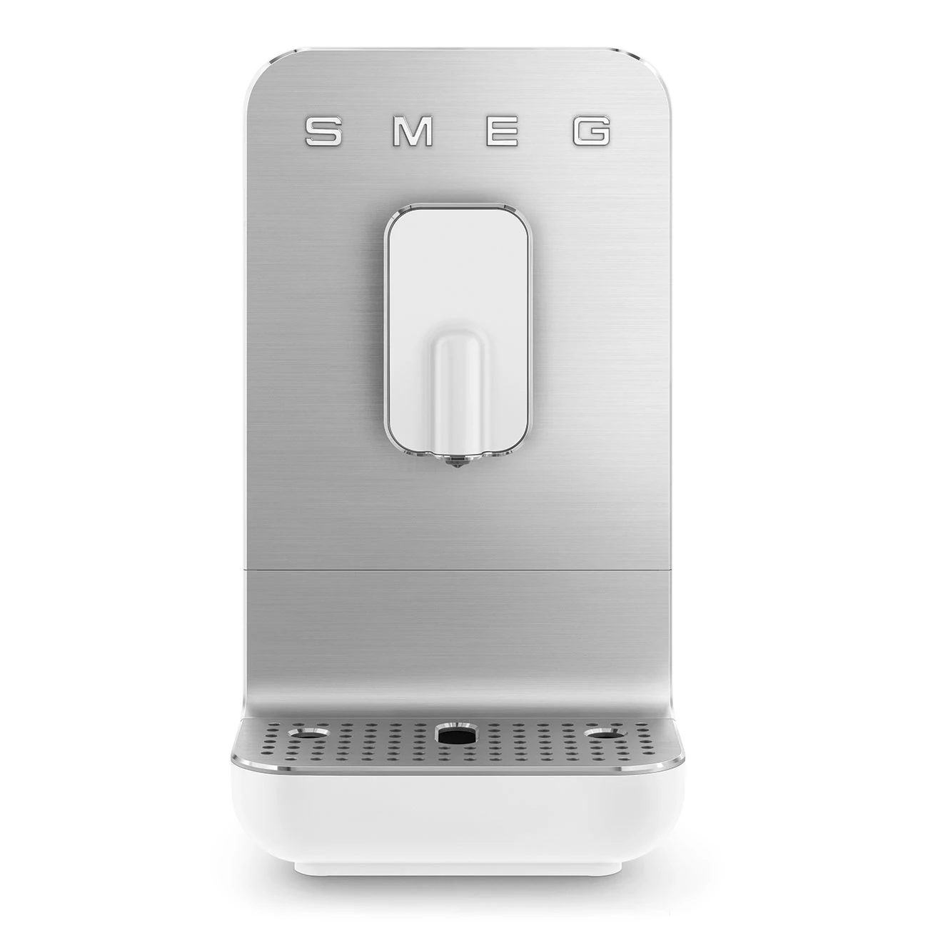 SMEG AUTOMATA KÁVÉGÉP szálcsiszolt alumínium front, fehér